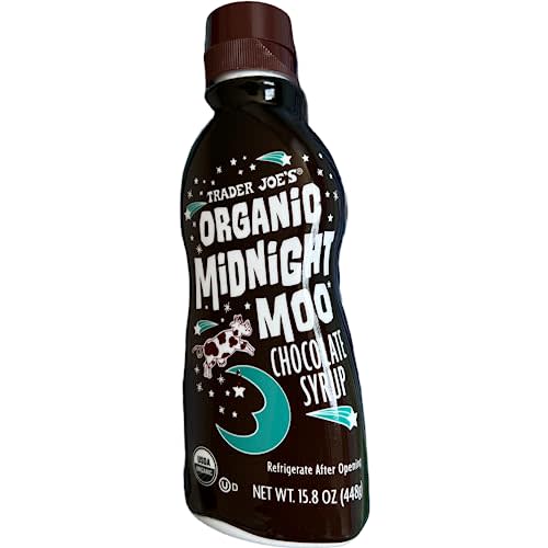 Trader Joe's Organic Midnight Moo Chocolate Syrup, 15.8 oz (Pack of 1)