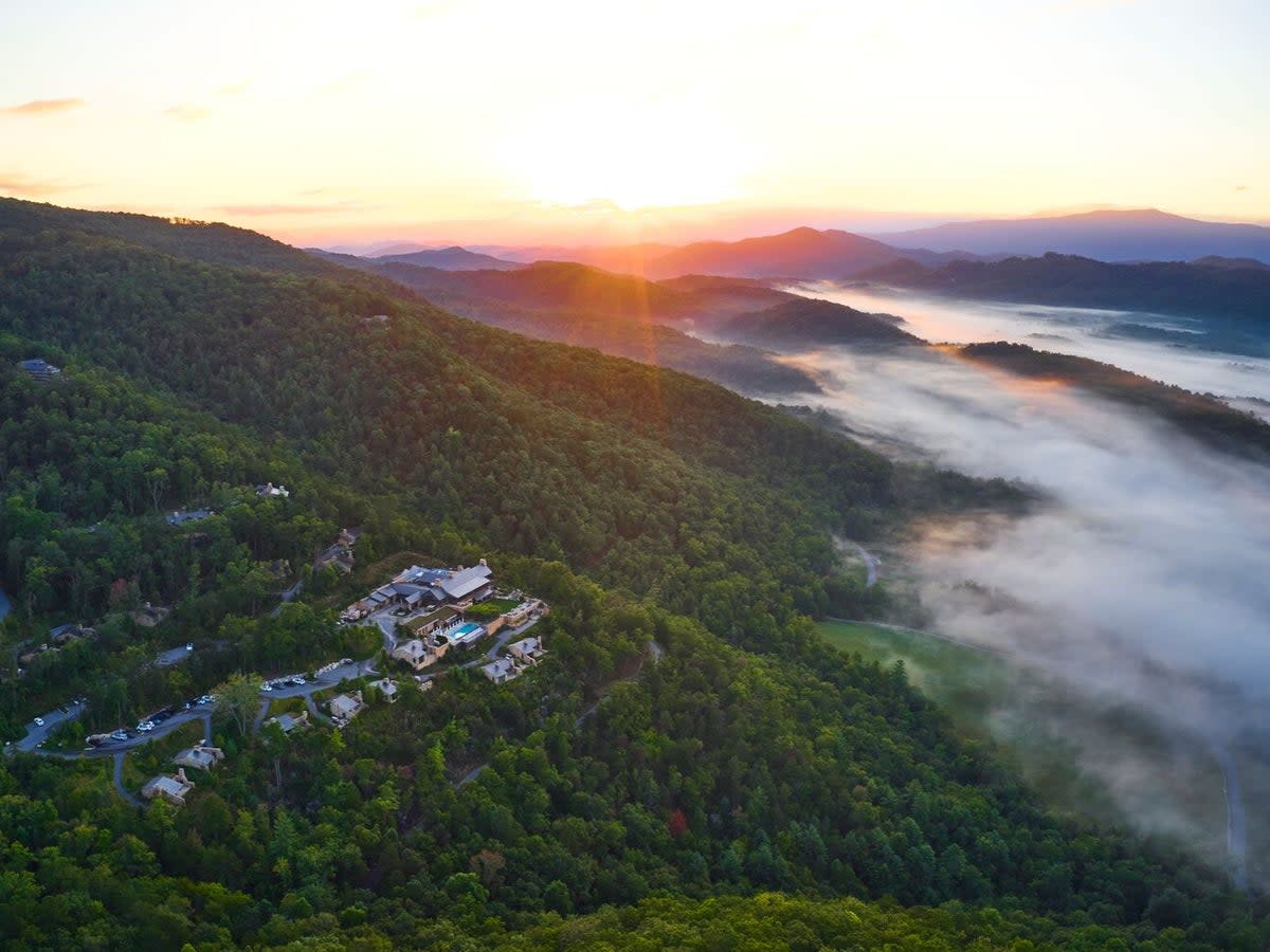 Blackberry Mountain resort is nestled in Tennessee’s Great Smoky Mountains (Blackberry Mountain)