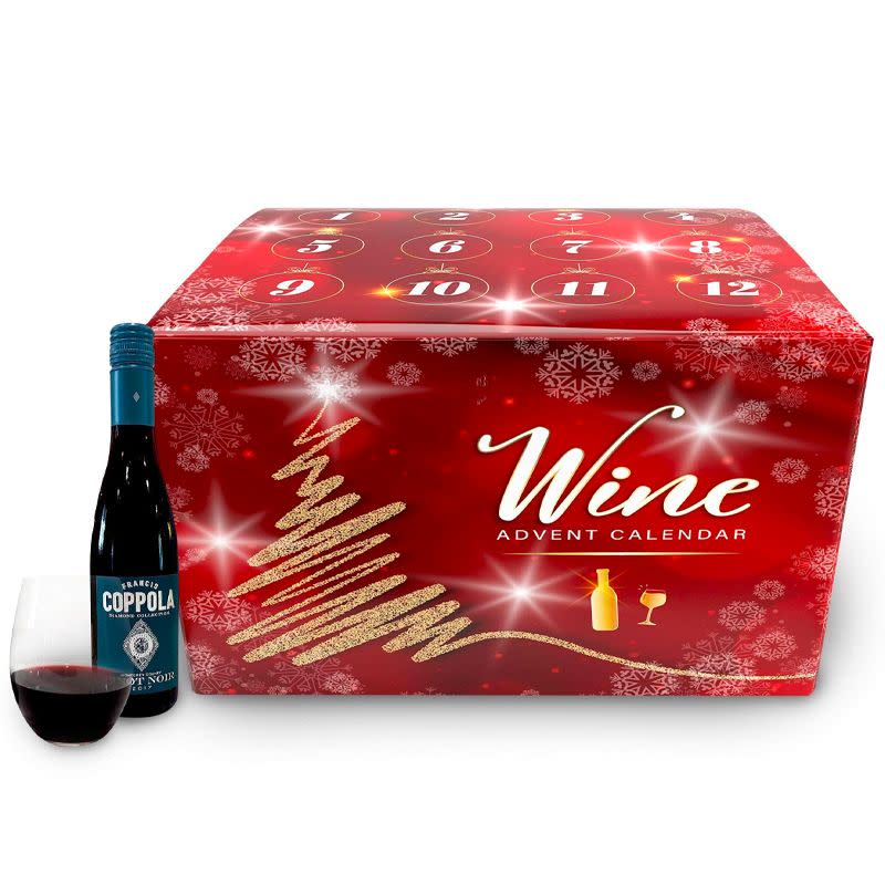 <p><a href="https://go.redirectingat.com?id=74968X1596630&url=https%3A%2F%2Fwww.givethembeer.com%2Fcollections%2Fadult-advent-calendars%2Fproducts%2Fwine-advent-calendar&sref=https%3A%2F%2Fwww.esquire.com%2Ffood-drink%2Fdrinks%2Fg38013923%2Fbest-wine-advent-calendars%2F" rel="nofollow noopener" target="_blank" data-ylk="slk:Shop Now;elm:context_link;itc:0;sec:content-canvas" class="link ">Shop Now</a></p><p>Wine Advent Calendar</p><p>givethembeer.com</p><p>$179.00</p>