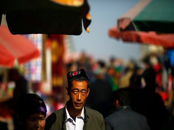 An Uyghur man in Xinjiang in northwestern China (File photo)