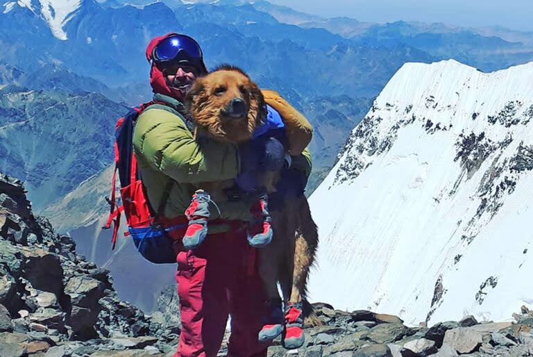 Ignacio Lucero, uno de los andinistas que murió escalando el cerro Marmolejo