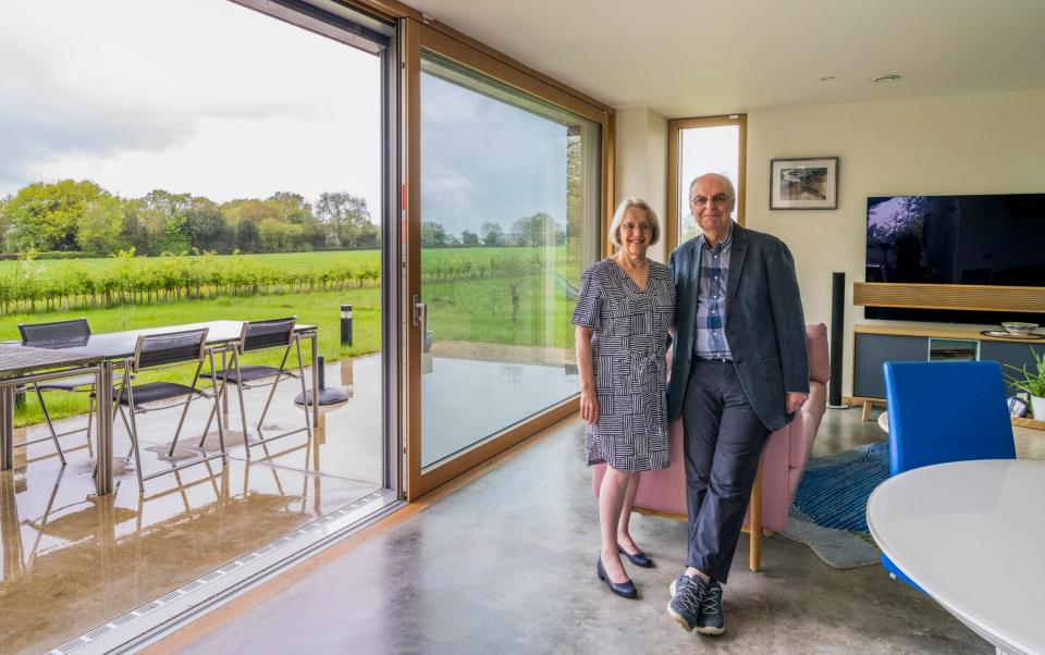 David and Linda Shall, who built a home that fell in line with their sustainability values - Andrew Crowley