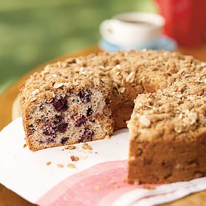 Cherry Ripple Sour Cream Coffee Cake