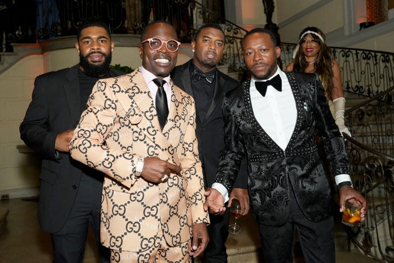 HUNTINGTON, NEW YORK - JULY 31: Bishop Lamor Whitehead (2nd L) and William Benson (R) attend Billionaires Row & Dingers Squad VIPs at CSE Maxim’s A Great Gatsby Affair at Oheka Castle on July 31, 2022 in Huntington, New York. - Photo: Jared Siskin/Getty Images for Jane Owen Public Relations (Getty Images)