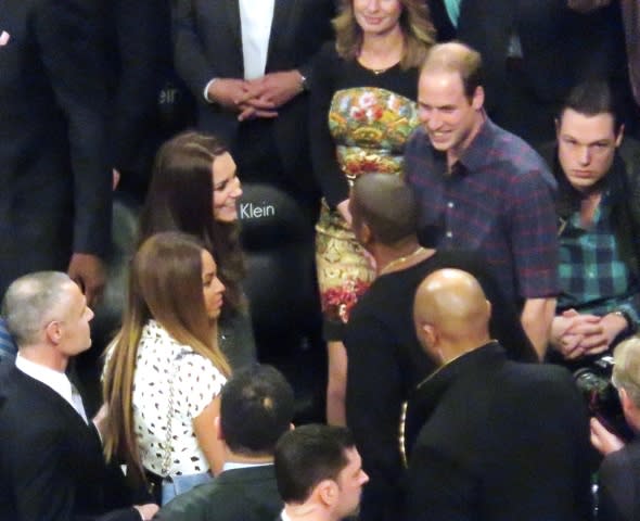 Kate Middleton in New York: Basketball star breaks royal protocol and puts arm around Duchess