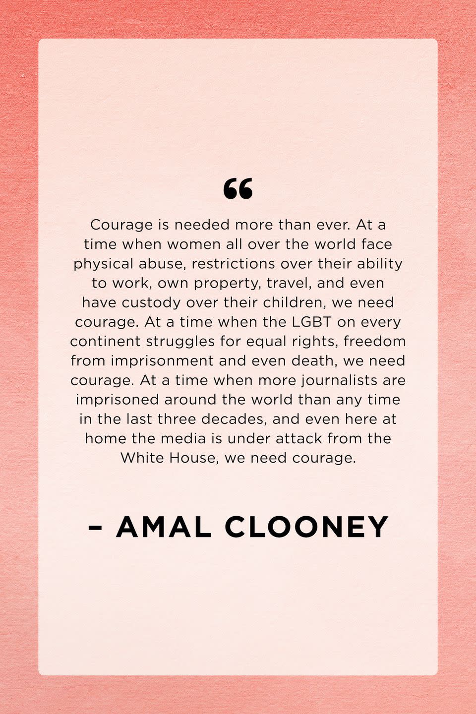 Amal Clooney, Vanderbilt University