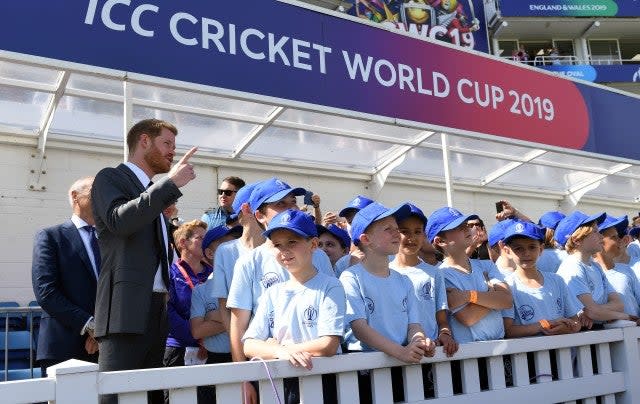 Prince Harry Cricket WC