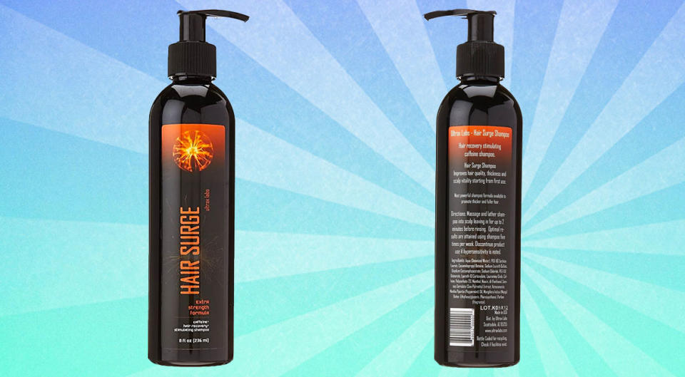 The ingredients in Ultrax Labs Hair Surge shampoo are natural. (Photo: Amazon)