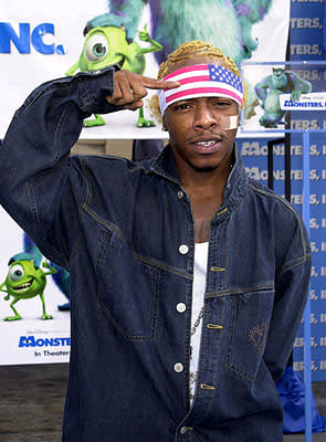 Sisqo at the Hollywood premiere of Monsters, Inc.