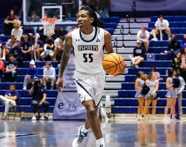 University of North Florida junior guard Ametri Moss scored 39 points in three games in the First Coast Classic, at UNF Arena.