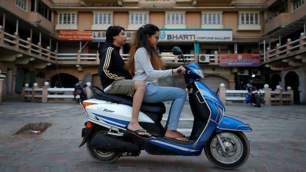 The world's largest two-wheeler maker is gearing up rival Ola's electric scooter