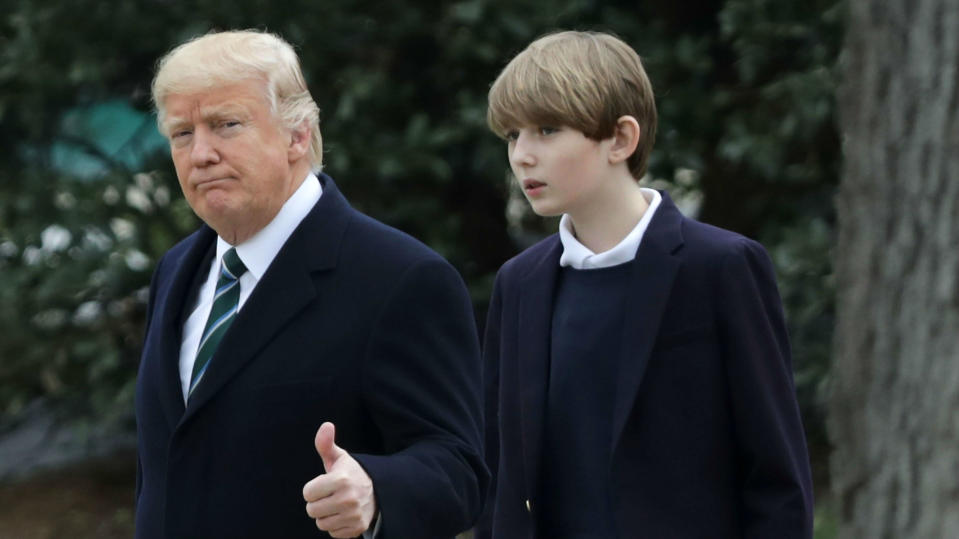 President Donald Trump’s son is known to be a fan of the sport, but he took it a step further by joining up with D.C. United’s Under-12 team.