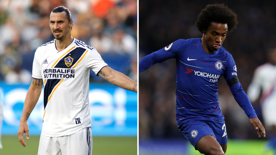 Zlatan Ibrahimovic and Willian could soon be on the move.