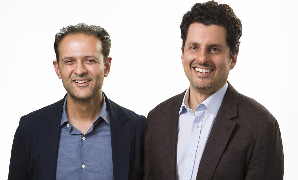 OakNorth cofounders Rishi Khosla, left, and Joel Perlman. Photo: OakNorth