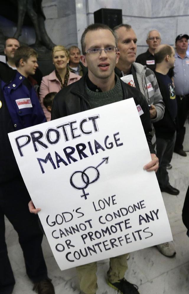 Bill Lets Residents Donate To Gay Marriage Fight 