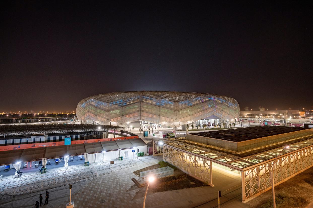 A general view of the Education City Stadium in Doha, Qatar, in 2021. Qatar has built eight stadiums for this World Cup and created an entirely new city of Lusail where the final will be held.