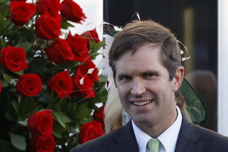 Kentucky Gov. Andy Beshear wins re-election Tuesday. The Democratic governor faced Republican challenger state Attorney General Daniel Cameron in the conservative state. File Photo by Jason Szenes/UPI