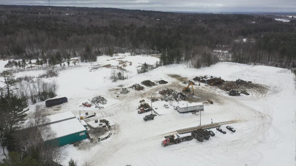 American Iron and Metal's site in Fredericton on Feb. 7, 2024.