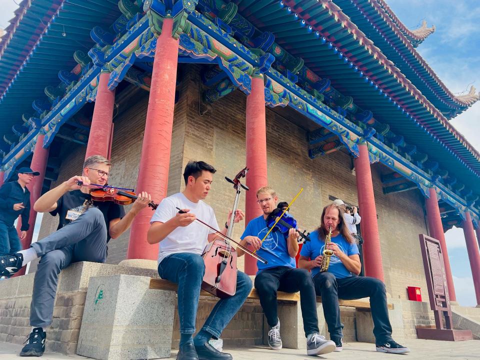 The Oklahoma Americana band Kyle Dillingham & Horseshoe Road traveled to China in September on their two-week “Old Friends on the Silk Road Goodwill Tour."