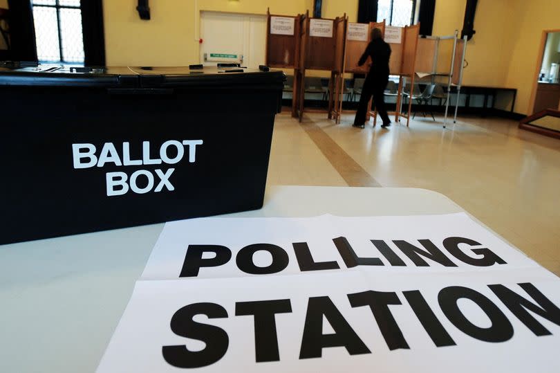 A polling station