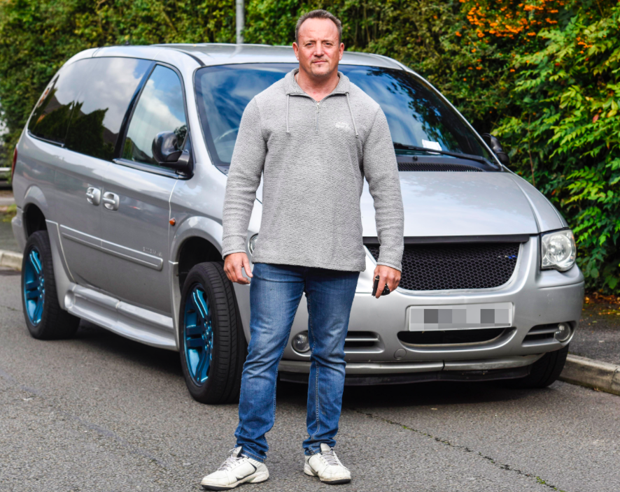 <em>Childless Andrew parks in parent and child spaces so his car doesn’t get dented (Caters)</em>