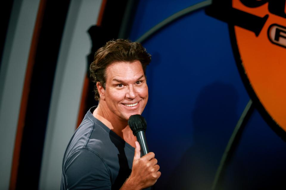 Dane Cook, shown onstage during The Laugh Factory Hosts Grand Reopening Night at The Laugh Factory on May 6, 2021, in West Hollywood, California.