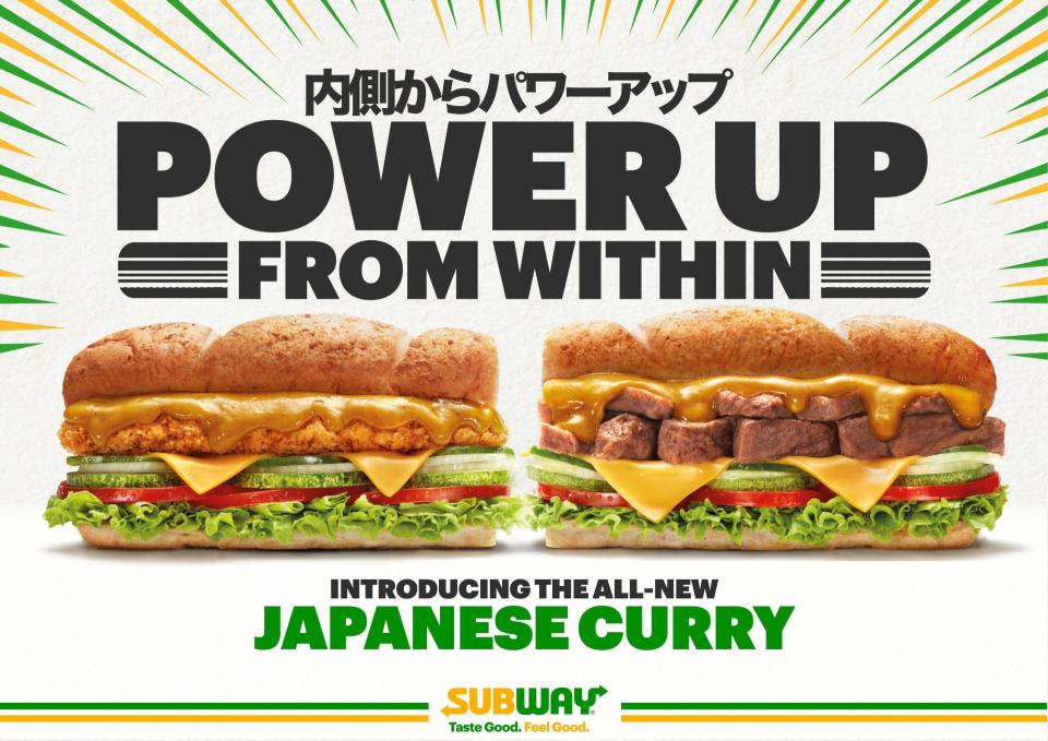 Subway - Japanese Curry Sub Chicken Beef 