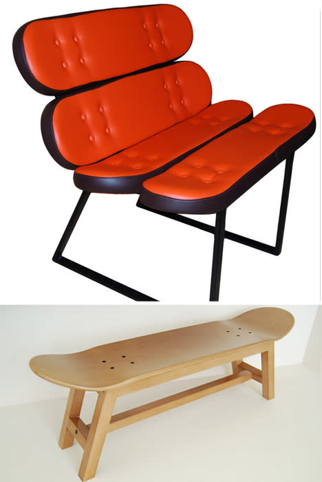 skate-home chair and stool