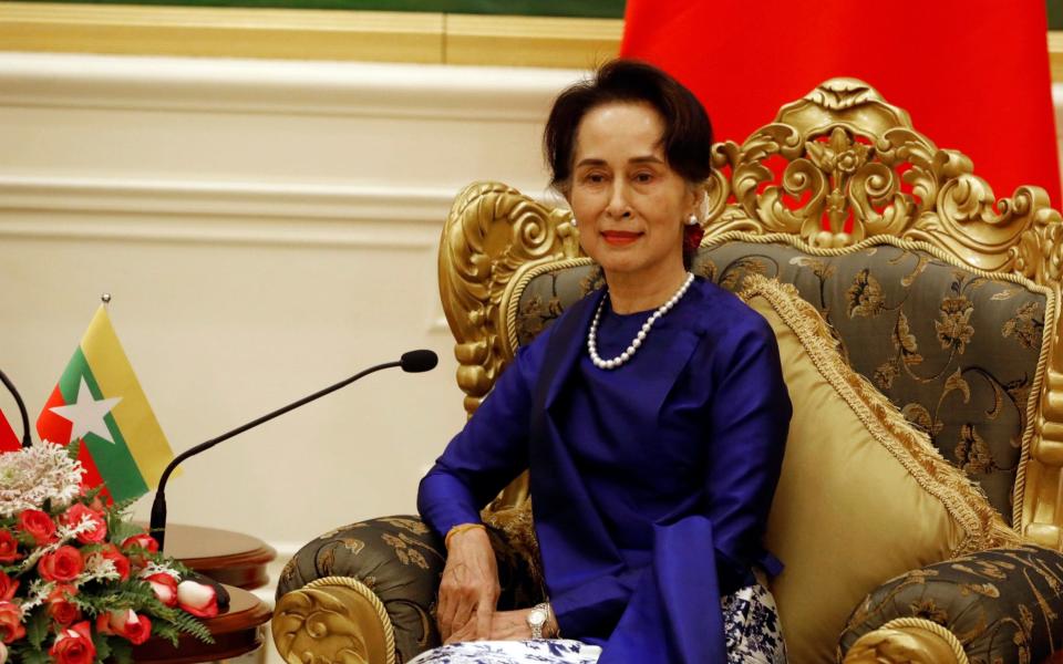 The ICJ ruling was a blow to Aung San Suu Kyi - POOL PHOTO