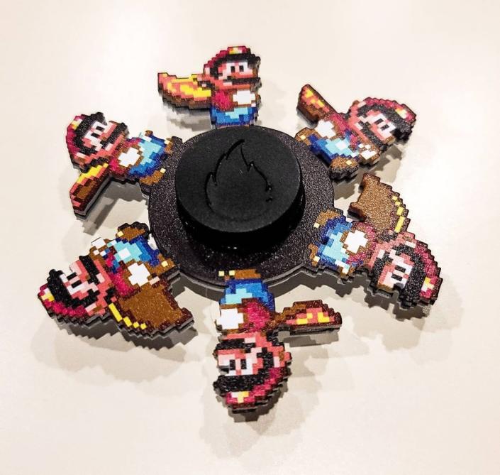 mario fidget spinner apyrodesign