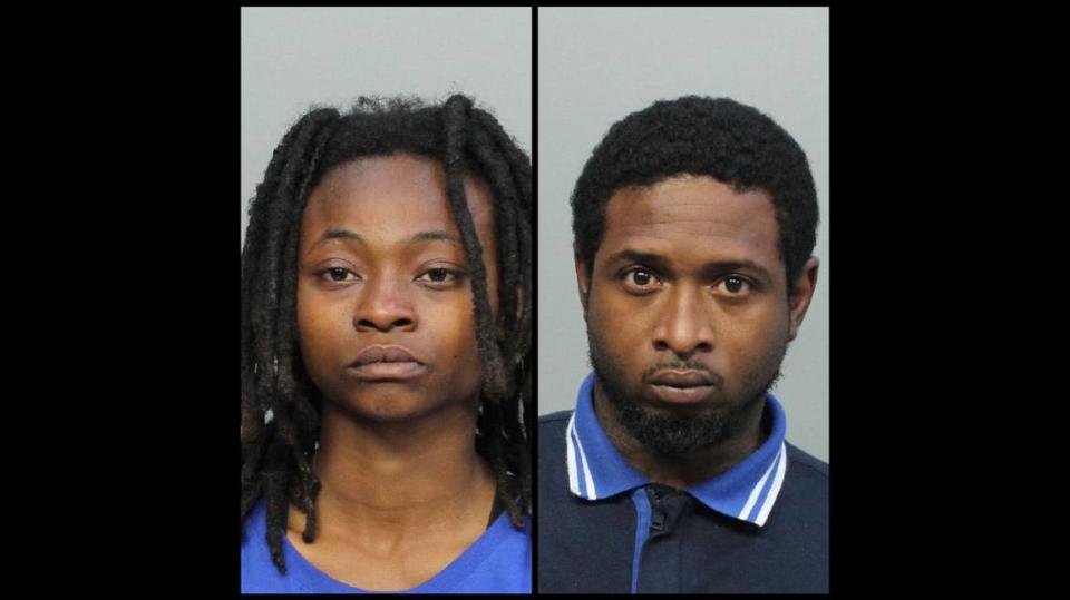 Latravia Charm Bell, 20, and Nathaniel Bernard Roberson, 31.