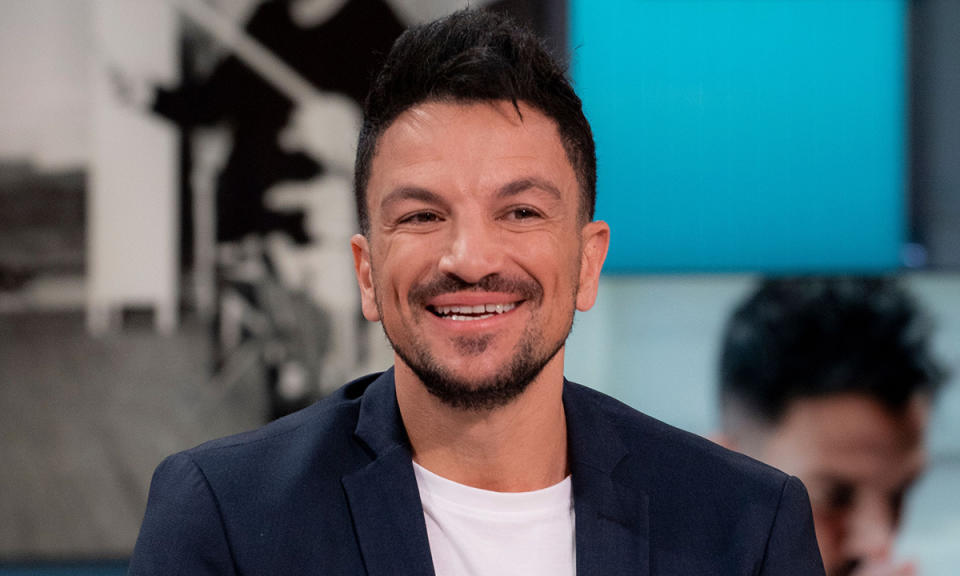 Peter Andre spoke about his family on Good Morning Britain. (ITV/Shutterstock)