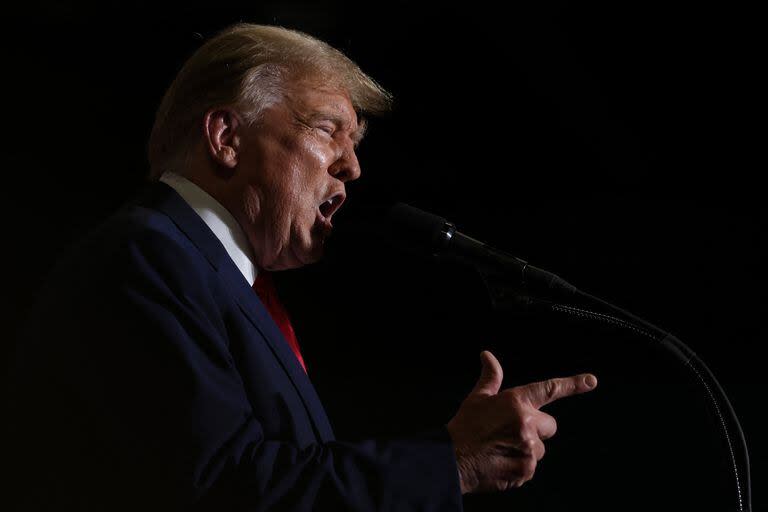 Donald Trump, en un evento de campaña en Greensboro, Carolina del Norte. (ALEX WONG / GETTY IMAGES NORTH AMERICA / Getty Images via AFP)