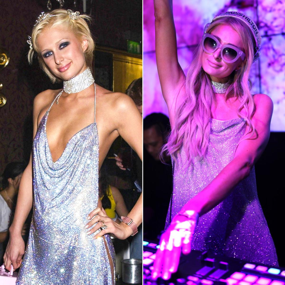 Paris Hilton Rocks Daring Dress Identical to Her Iconic Birthday Look That  She Wore 16 Years Ago