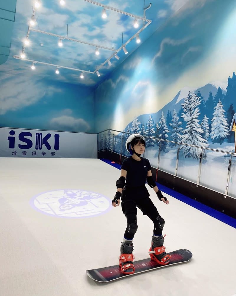 ▲台灣賞雪景點推薦-iSKI 滑雪俱樂部。 （圖／corinslily, Instagram）