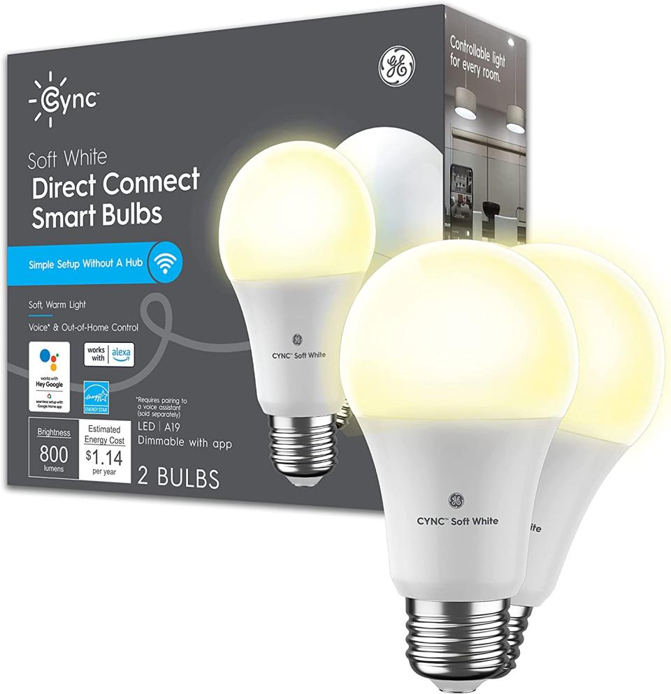 GE CYNC Smart LED Light Bulbs (2-pack)