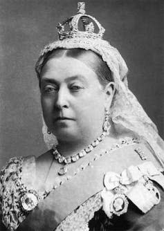 <span class="caption">Queen Victoria: we are not amoosed.</span> <span class="attribution"><a class="link " href="https://upload.wikimedia.org/wikipedia/commons/e/e3/Queen_Victoria_by_Bassano.jpg" rel="nofollow noopener" target="_blank" data-ylk="slk:Wikimedia Commons.;elm:context_link;itc:0;sec:content-canvas">Wikimedia Commons.</a></span>