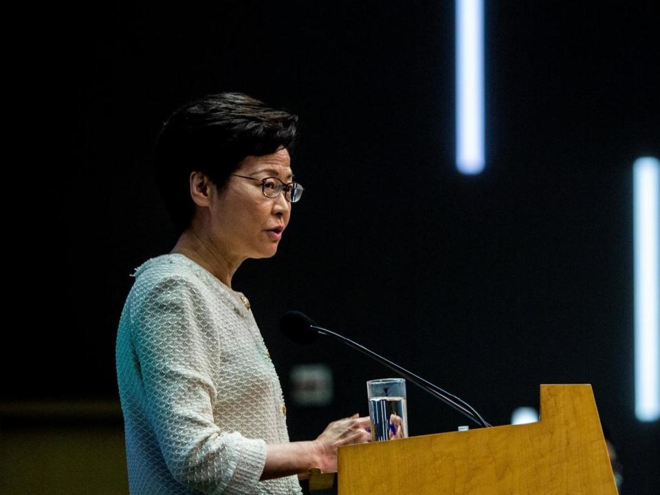 Wolfson College has said it will consider Carrie Lam's honorary fellowship: ISAAC LAWRENCE/AFP via Getty Images