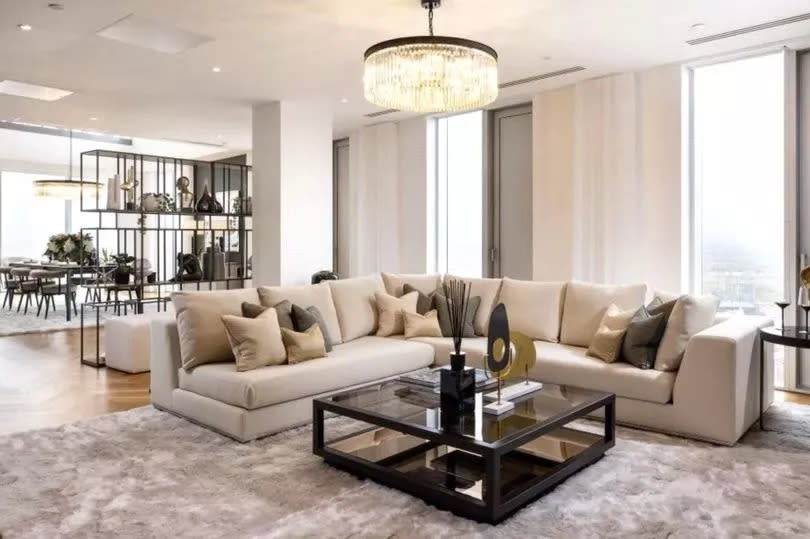 The living area -Credit:Savills / Zoopla