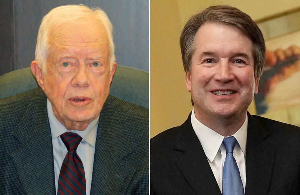 Jimmy Carter Says Brett Kavanaugh Is ‘Unfit’ for Supreme Court