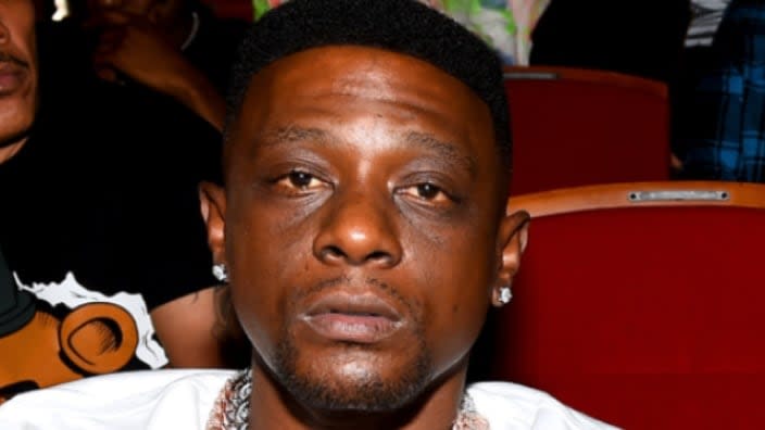 Boosie Badazz (above) is claiming his homophobic rants primarily aimed at fellow rhymer Lil Nas X are “making a difference.” (Photo: Marcus Ingram/Getty Images for BET)