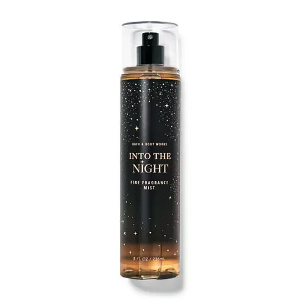 <p><a href="https://go.redirectingat.com?id=74968X1596630&url=https%3A%2F%2Fwww.bathandbodyworks.com%2Fp%2Finto-the-night-fine-fragrance-mist-026663026.html&sref=https%3A%2F%2Fwww.harpersbazaar.com%2Fbeauty%2Fhealth%2Fa46685728%2Fwhat-perfume-does-taylor-swift-wear%2F" rel="nofollow noopener" target="_blank" data-ylk="slk:Shop Now;elm:context_link;itc:0;sec:content-canvas" class="link ">Shop Now</a></p><p>Into the Night Fine Fragrance Mist</p><p>$16.95</p><span class="copyright">Bath & Body Works</span>