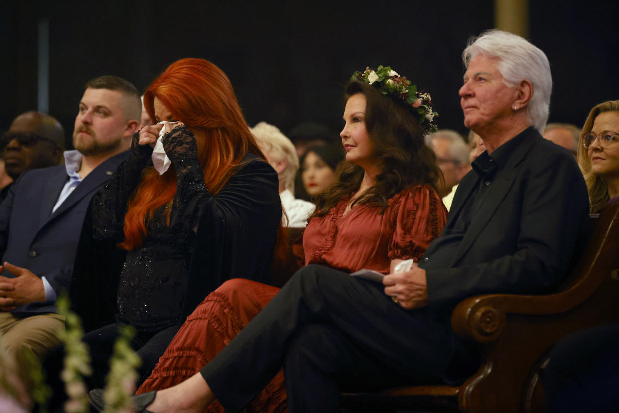 Wynonna Judd, Ashley Judd, and Larry Strickland attend 