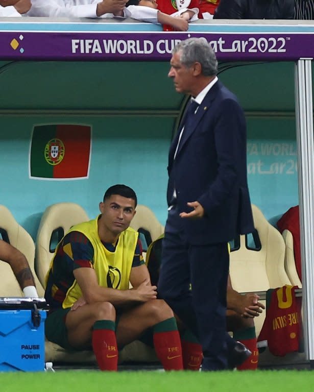 Cristiano Ronaldo y Fernando Santos