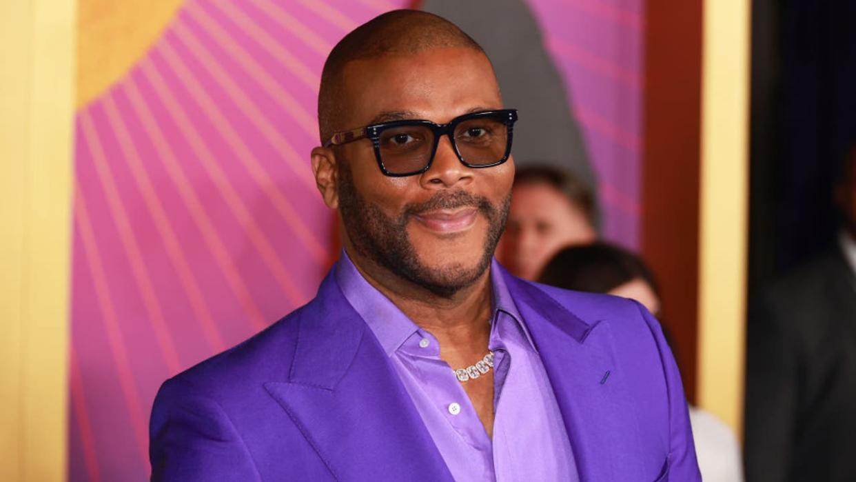 <div>Tyler Perry attends the World Premiere of Warner Bros.' "The Color Purple" at Academy Museum of Motion Pictures on December 06, 2023 in Los Angeles, California. (Photo by Kayla Oaddams/WireImage)</div>