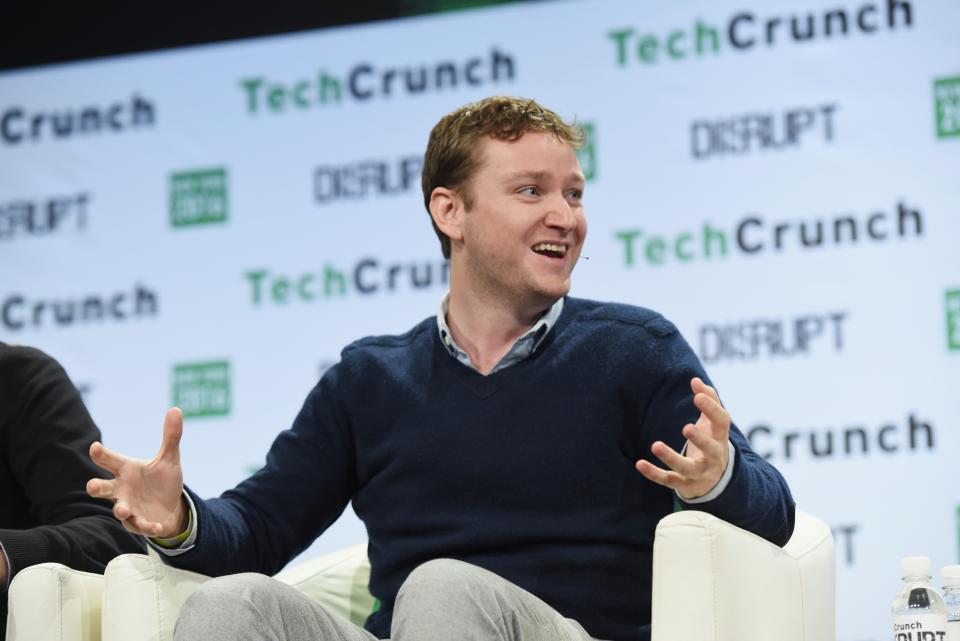 NEW YORK, NY – MAY 10: Founder and CEO of Betterment Jon Stein speaks onstage during TechCrunch Disrupt NY 2016 at Brooklyn Cruise Terminal on May 10, 2016 in New York City. (Photo by Noam Galai/Getty Images for TechCrunch)