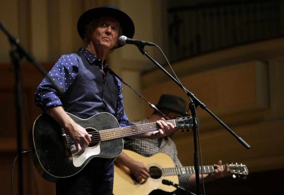 Rodney Crowell performs during the Mile of Music festival to a huge crowd Saturday, August 10, 2013, at Lawrence University Memorial Chapel in downtown Appleton, Wisconsin.