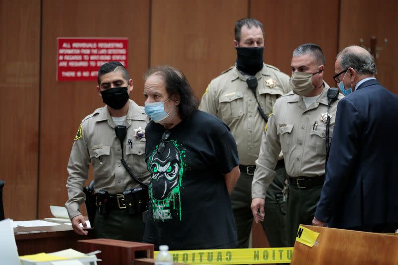 Adult film star Ron Jeremy makes first appearance in Los Angeles County Superior Court
