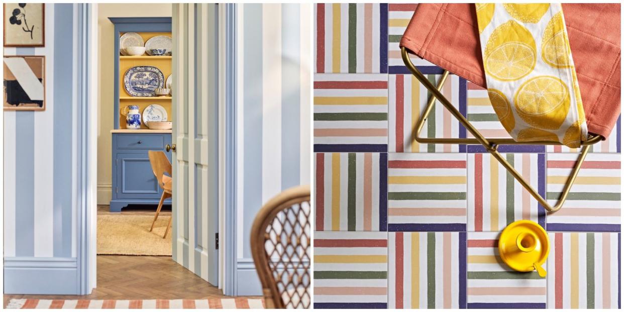 decorating with stripes