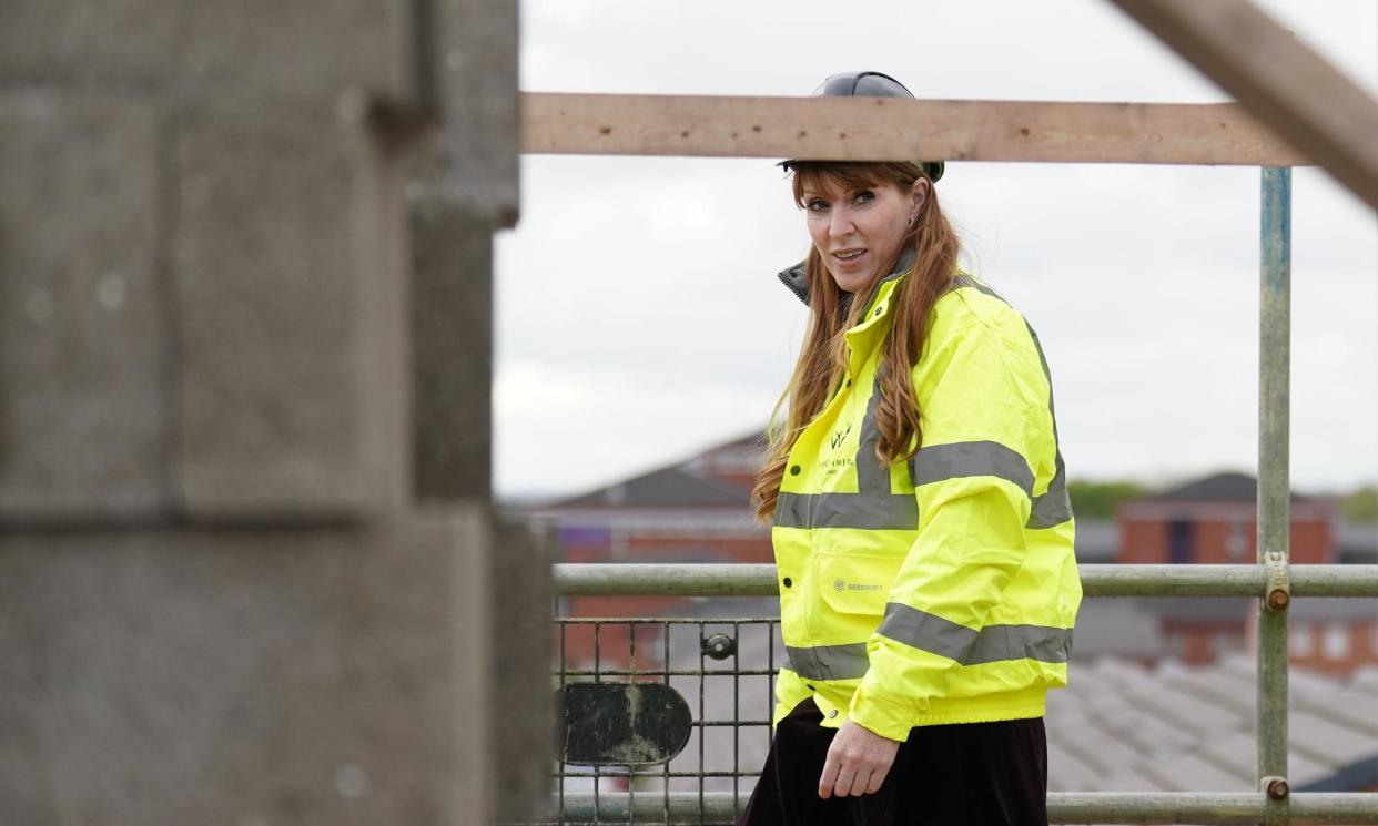 <span>Angela Rayner said a Labour government would ask an independent taskforce to choose the right sites for ‘a new generation of new towns’.</span><span>Photograph: Joe Giddens/PA</span>